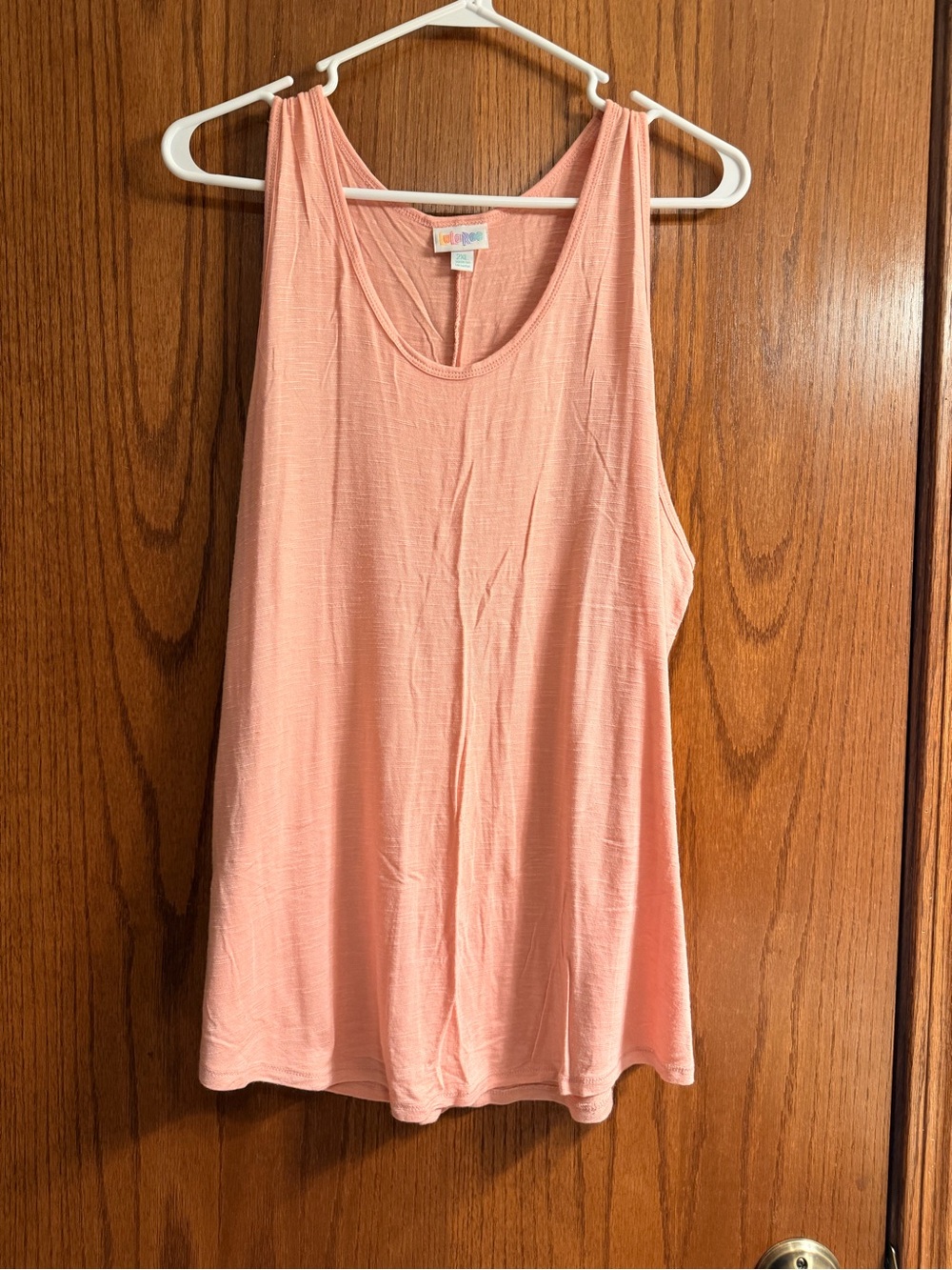 LuLaRoe Peachy Pink Sleeveless Tank